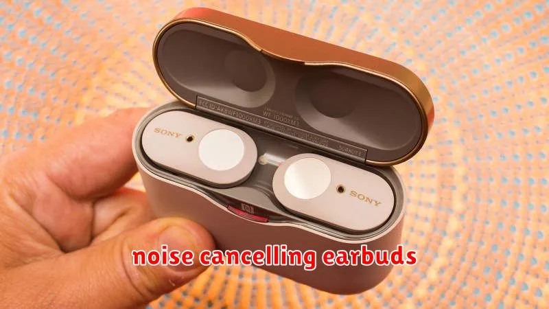 noise cancelling earbuds