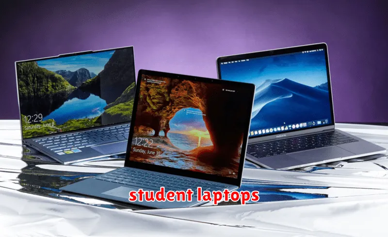 student laptops
